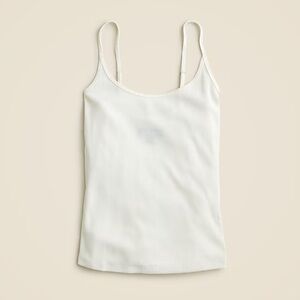 NWT JCrew J. Crew fine rib cami / camisole / tank top size L